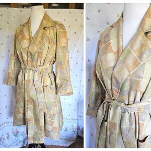 Size L to Plus Vintage 1980s Aquascutum Swing Coat